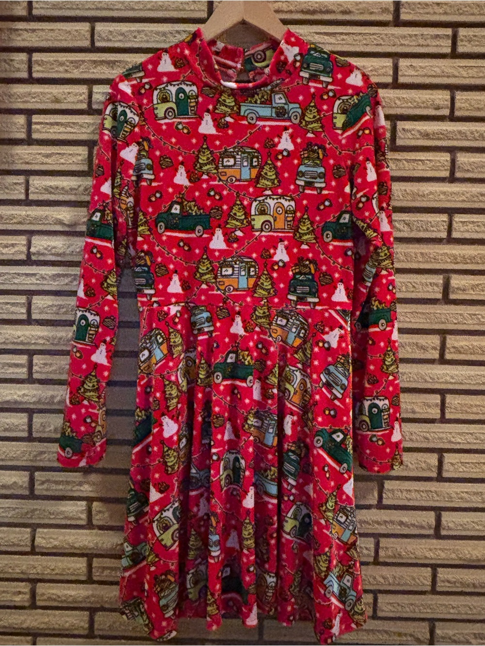 Novelty Christmas Dress - Born Famous - Med - Size 8 - Xmas Dress - Midi Dress